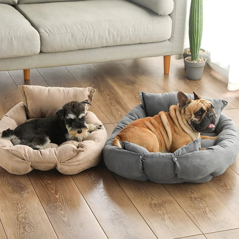 3-in-1 Multifunction Dog Bed Mat for Dogs & Cats - Warm, Soft Sleeping Cushion