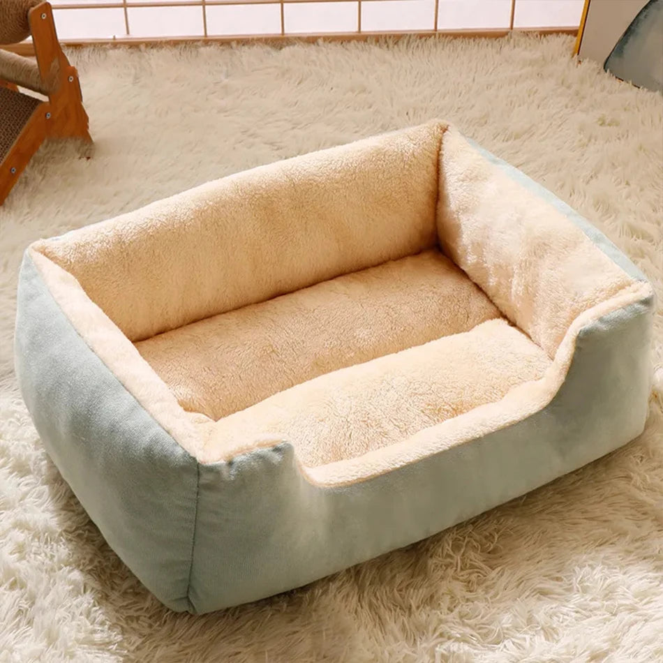 Cat Bed Pet Cushion for Cats, Kittens, Dogs – Comfortable House, Basket, and Habitat Accessories
