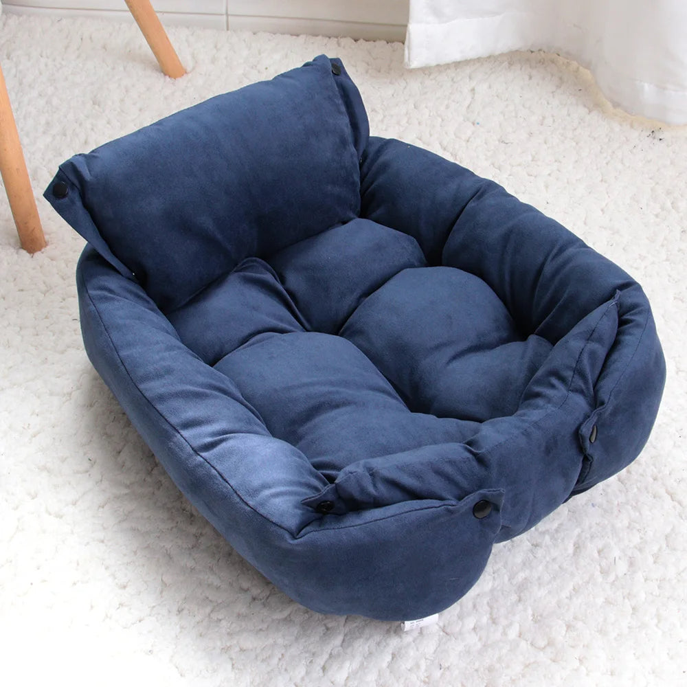 3-in-1 Multifunction Dog Bed Mat for Dogs & Cats - Warm, Soft Sleeping Cushion
