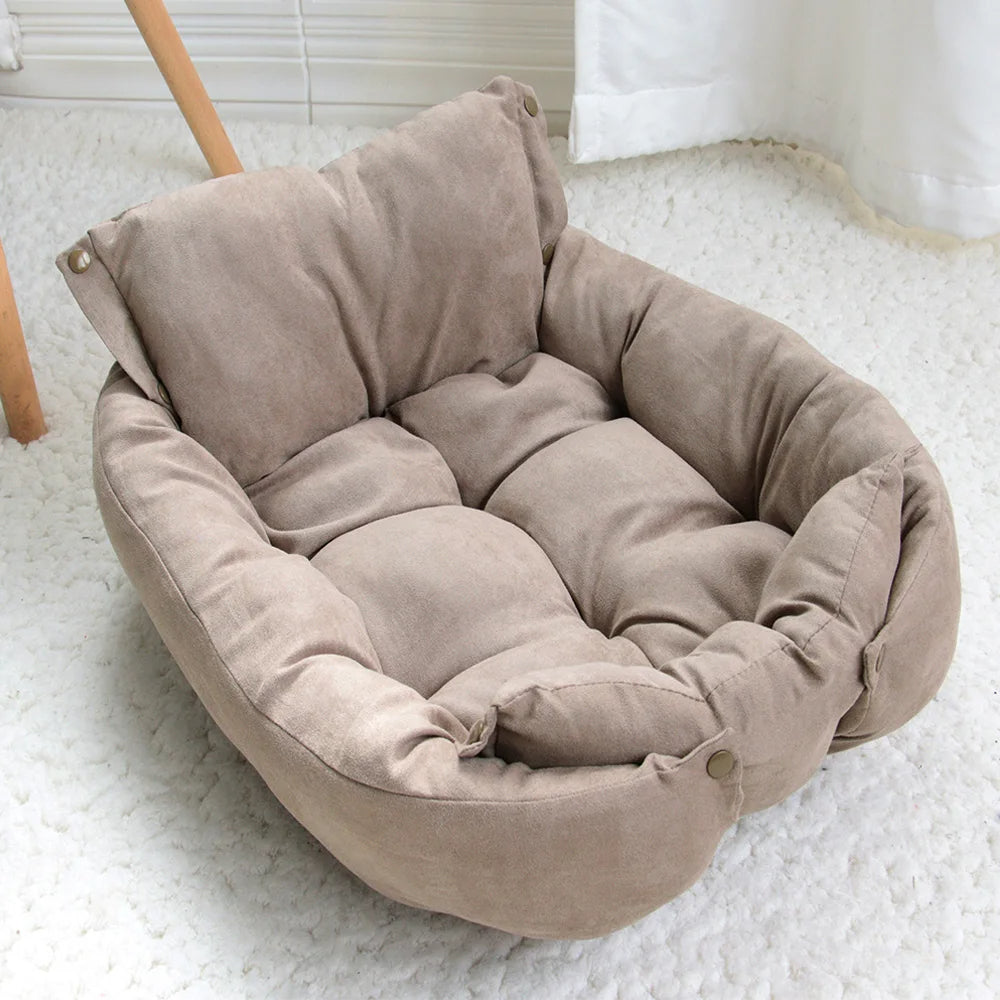 3-in-1 Multifunction Dog Bed Mat for Dogs & Cats - Warm, Soft Sleeping Cushion