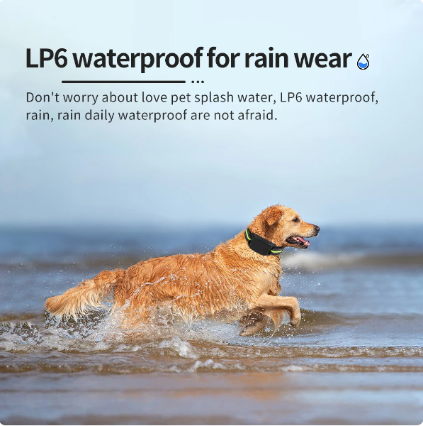 Dog Training Collar Anti-barking Collar Automatic Anti Bark Dog Collar USB Rechargeable Dog Trainer Electric Shock Beep