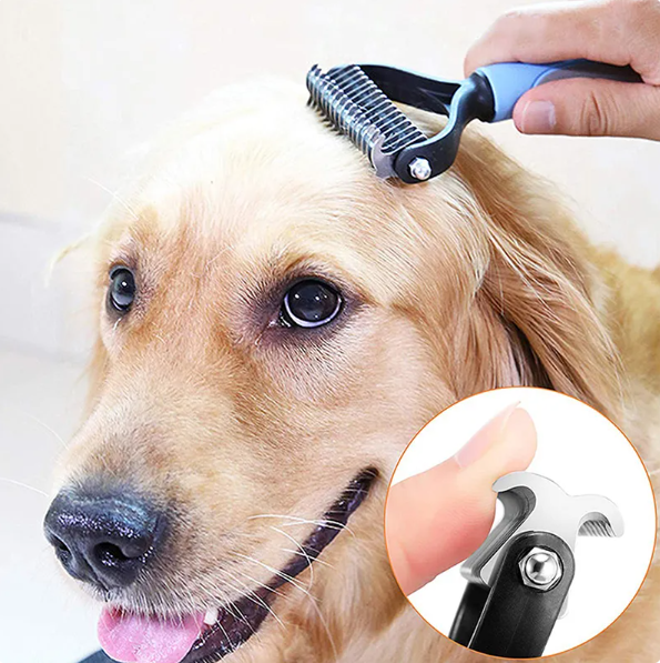 Professional Pet Deshedding Brush Fur Knot Cutter Puppy Cat Comb Brushes
