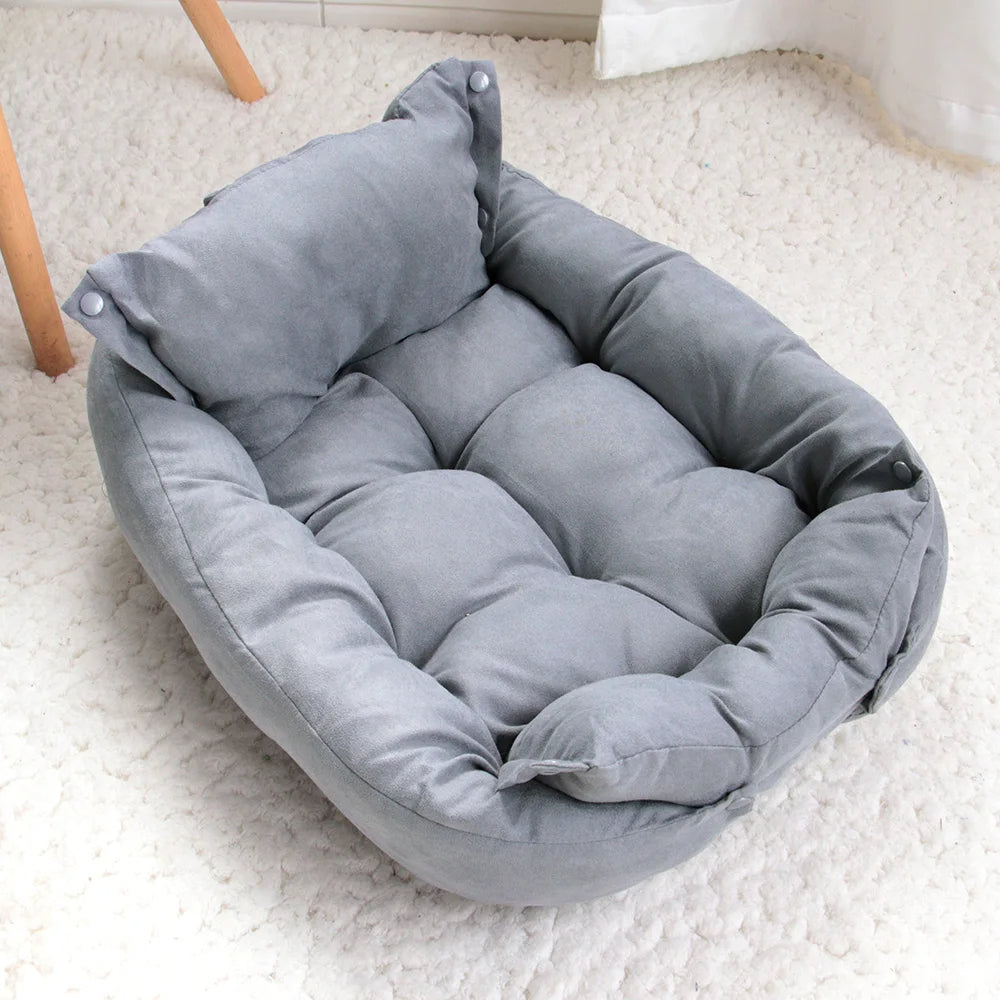 3-in-1 Multifunction Dog Bed Mat for Dogs & Cats - Warm, Soft Sleeping Cushion
