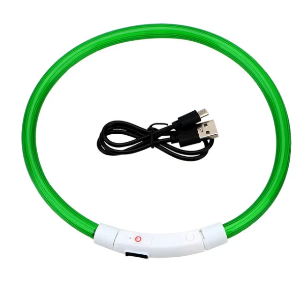 Led Dog Collar Luminous Usb size M 50cm