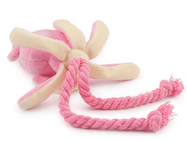 Supet Pet Octopus Plush Rope Toy Is Bite-resistant Fun And Interactive Suitable