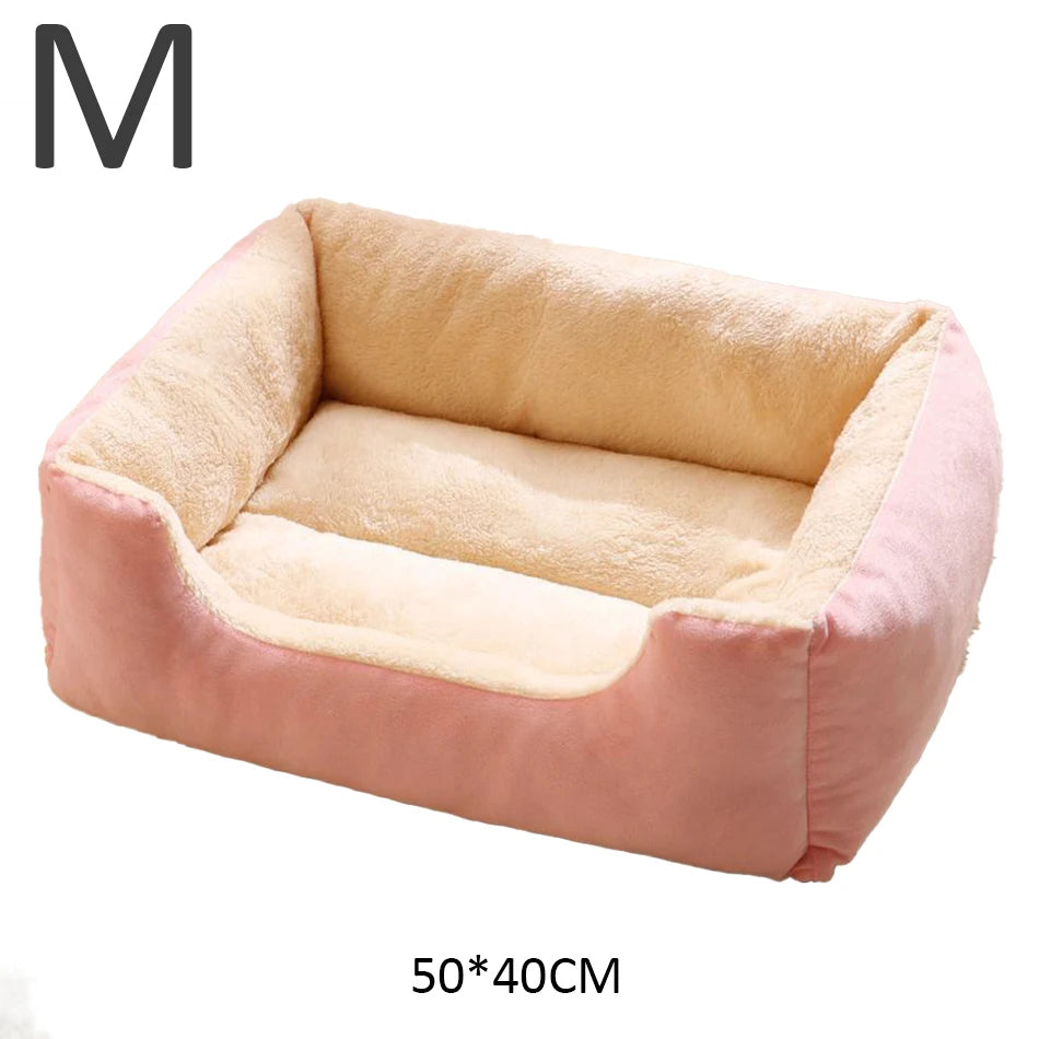 Cat Bed Pet Cushion for Cats, Kittens, Dogs – Comfortable House, Basket, and Habitat Accessories