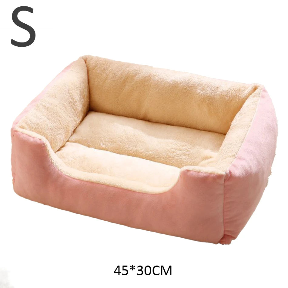 Cat Bed Pet Cushion for Cats, Kittens, Dogs – Comfortable House, Basket, and Habitat Accessories