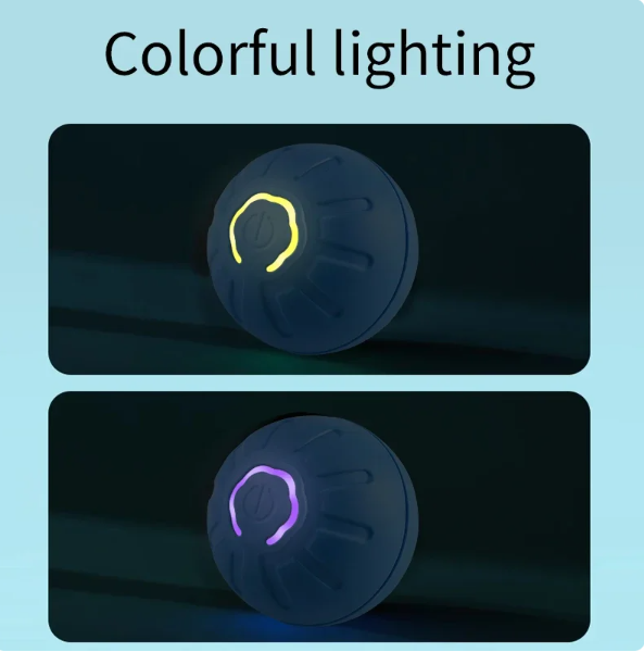 USB Electronic Smart Dog Toy Ball Interactive Pet Automatic Moving Ball Gift